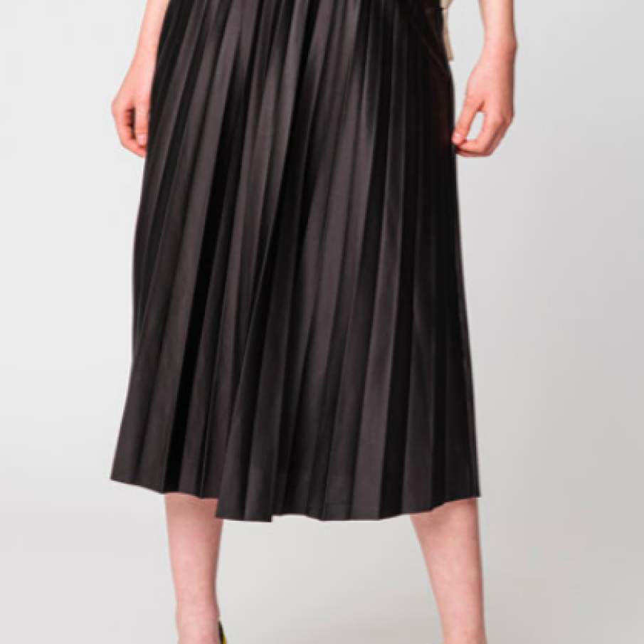 Vila Fustă midi cu pliuri Vinitban