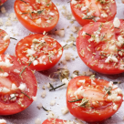 Rosii coapte, cu ierburi aromatice