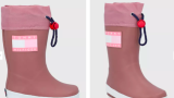 Tommy Hilfiger cizme copii culoarea roz