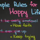 5 reguli simple pentru o viata implinita