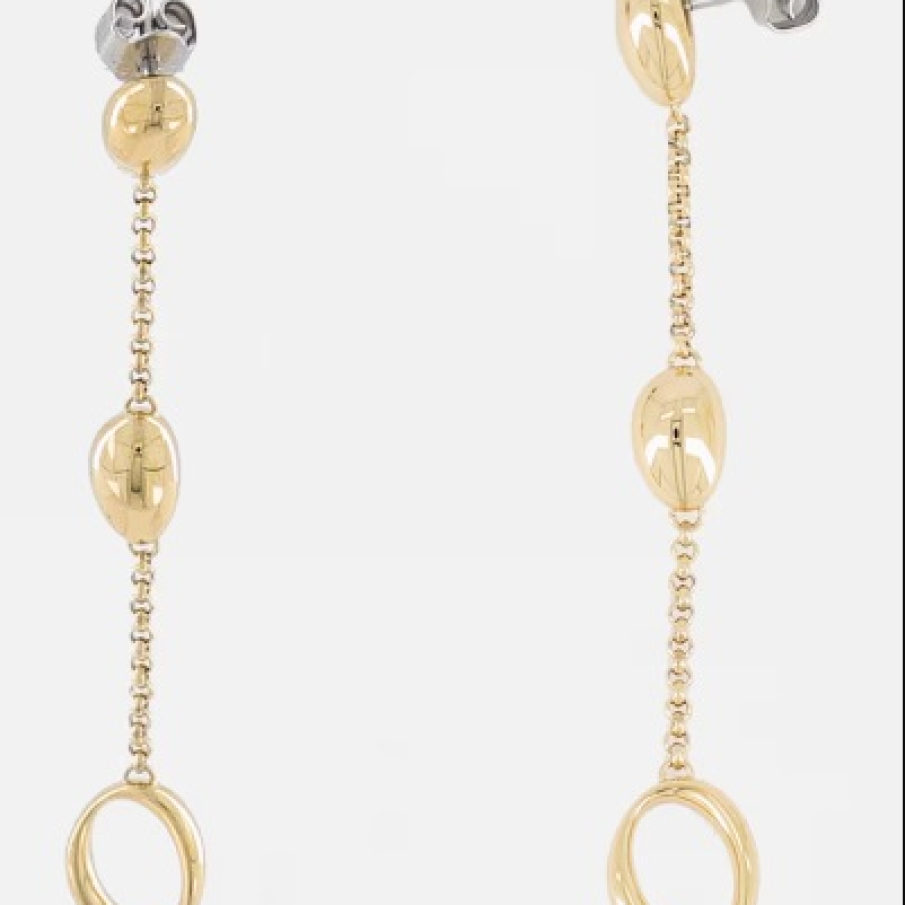 Cercei drop de oțel inoxidabil CALVIN KLEIN cu aspect auriu 