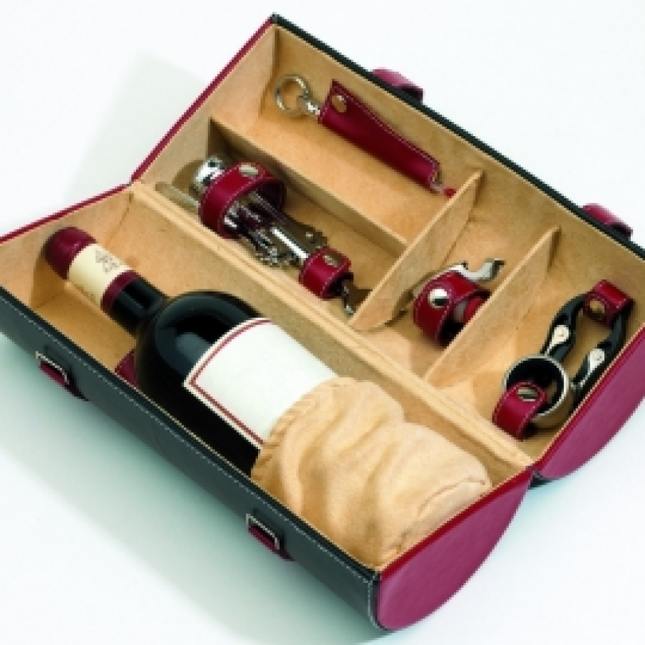 Cutie cu accesorii pentru vin Sauvignon