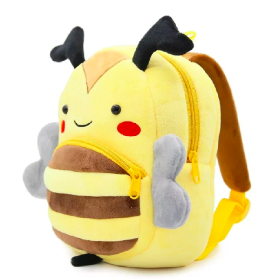 Ghiozdan grădiniță, model animăluț, Bubu-Still, 27 x 24 x 8 cm,Galben bondar