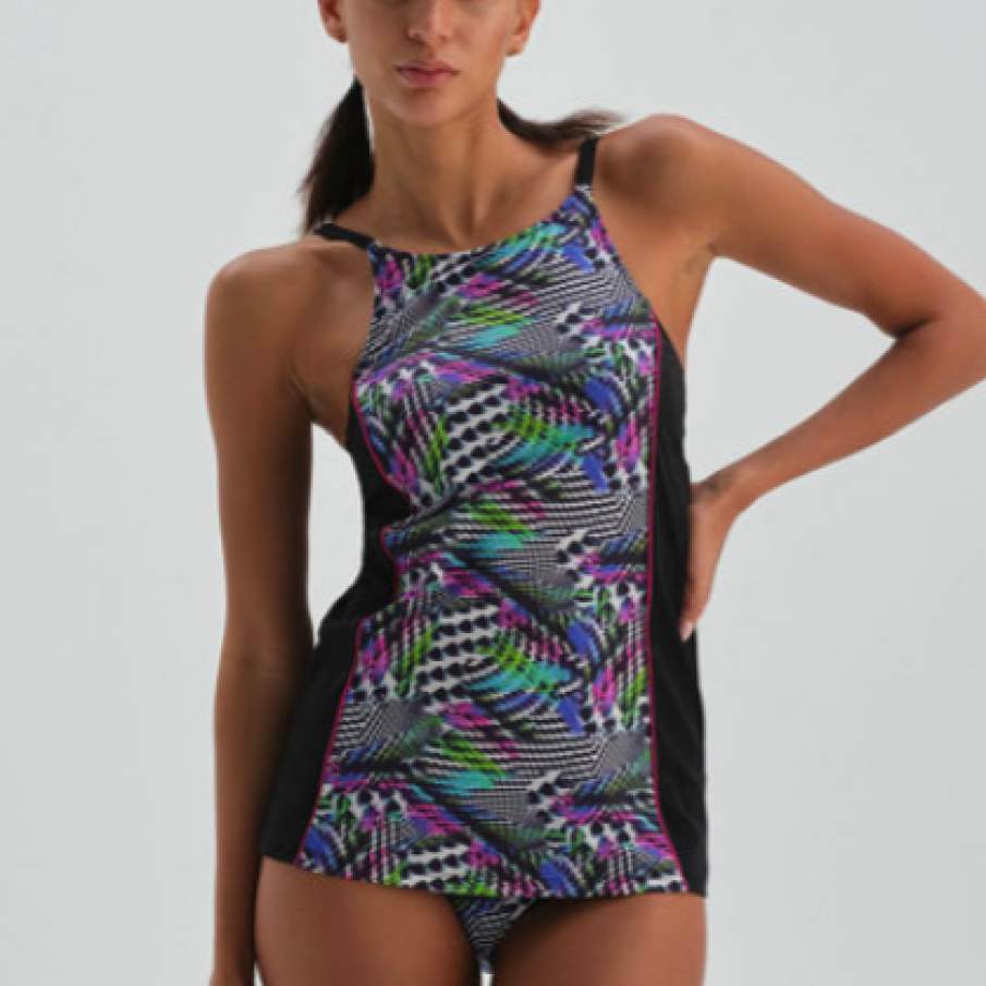 DAGI Costum de baie din două piese cu model abstract