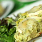 Cheesecake cu dovlecei si branza de capra