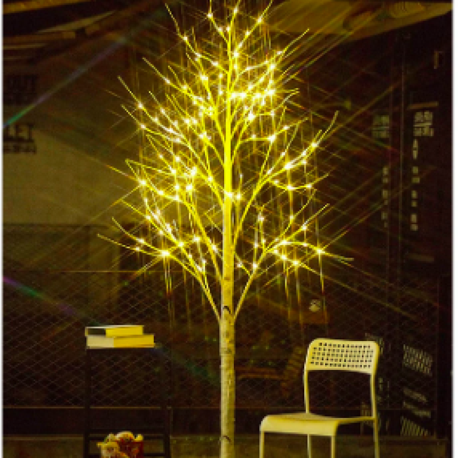 Pom decorativ luminat pentru Crăciun BolyLight , înălțime 150cm , leduri cu lumină caldă