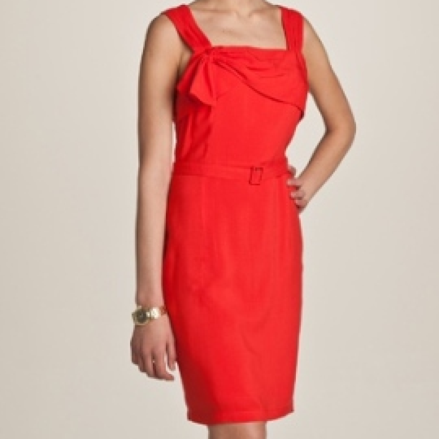 Rochie cu guler drapat