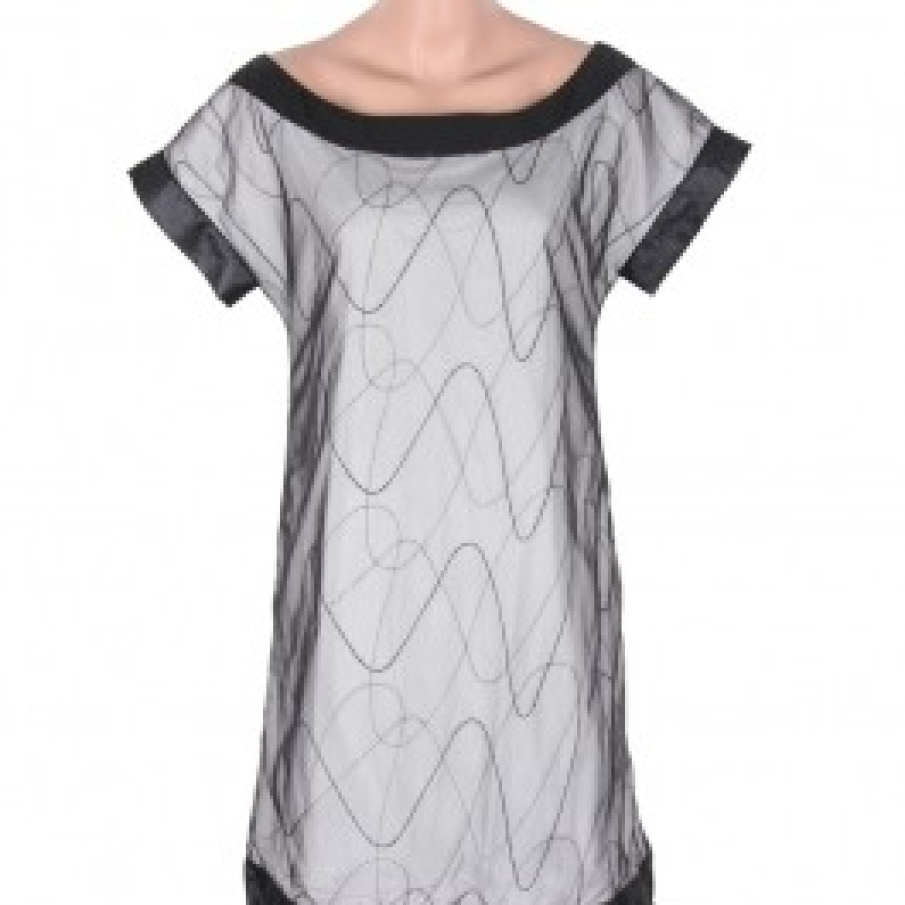 Rochie evazata cu maneci scurte Zasha