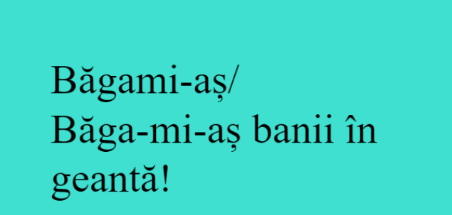 Bagami-as sau baga-mi-as?