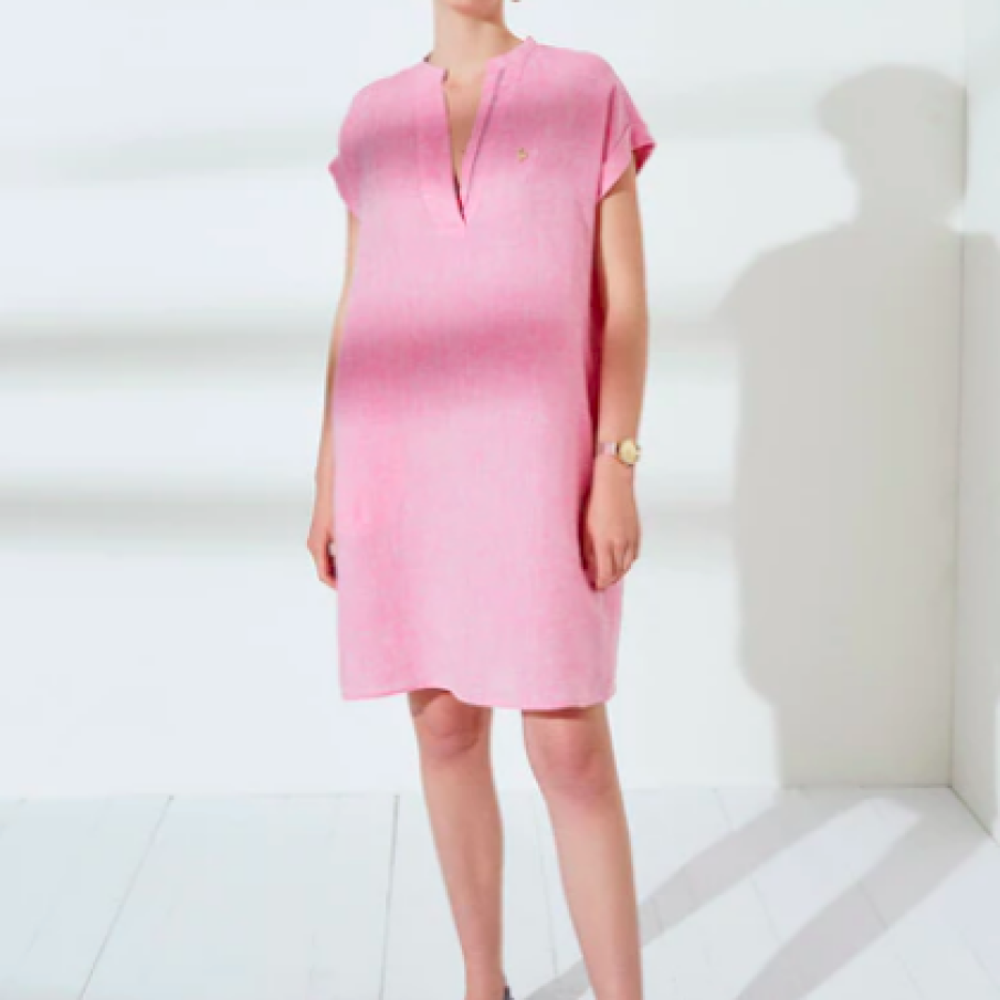 U.S. Polo Assn. Rochie de în cu decolteu în V și buzunare laterale