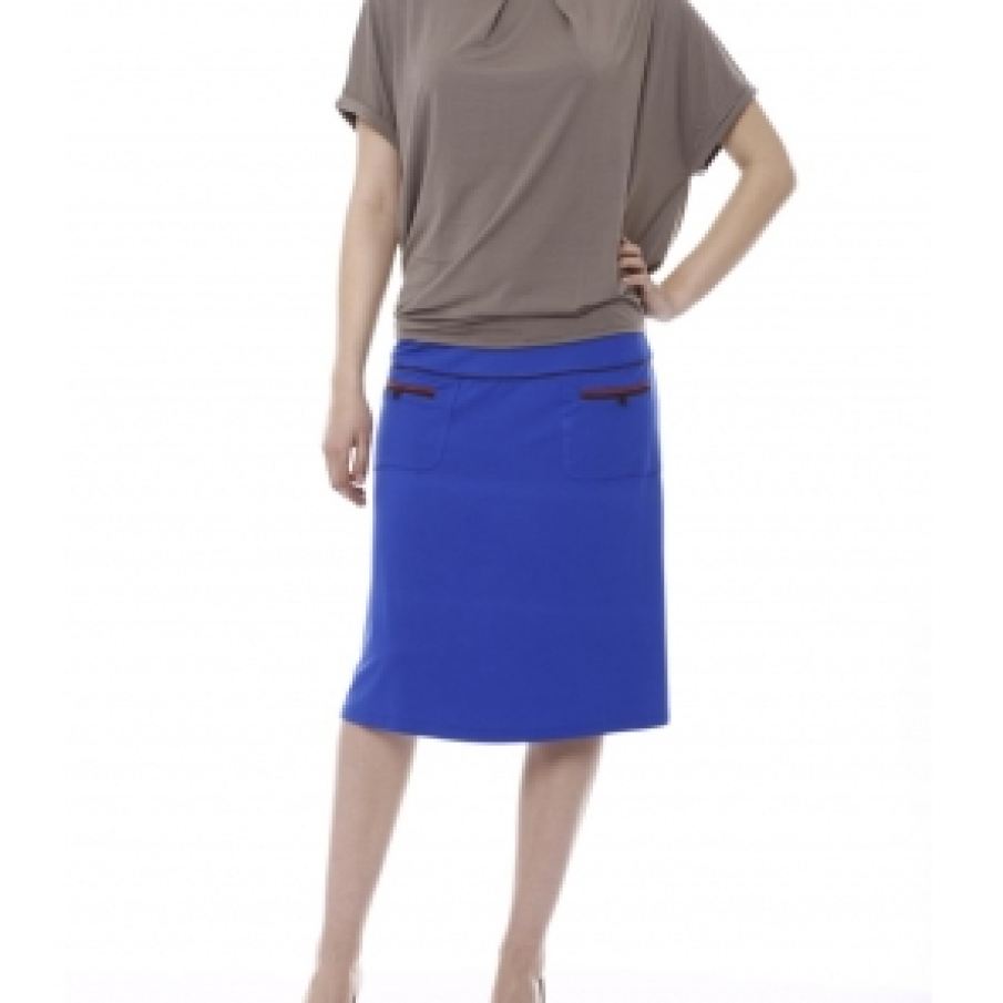 Bluza bej din tricot, cu maneci ample