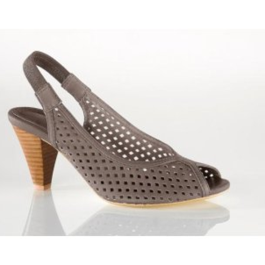 Sandale de piele perforate pentru office