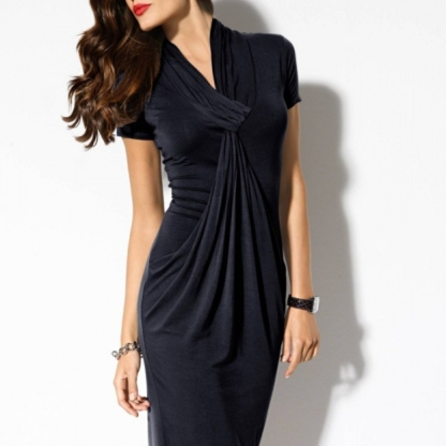 Rochie de seara drapata
