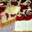Desertul de duminica: Cheesecake cu cirese fara coacere
