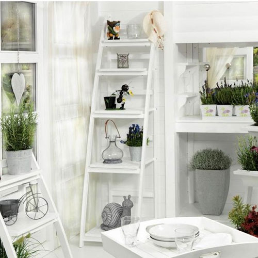 Trendline Etajera 180 cm alb