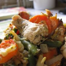 Pui cu legume la cuptor