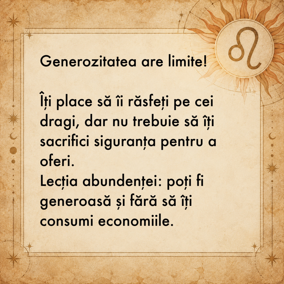 Leu cu Leu pentru... Leu! Zodia care deschide Portalul ABUNDENȚEI