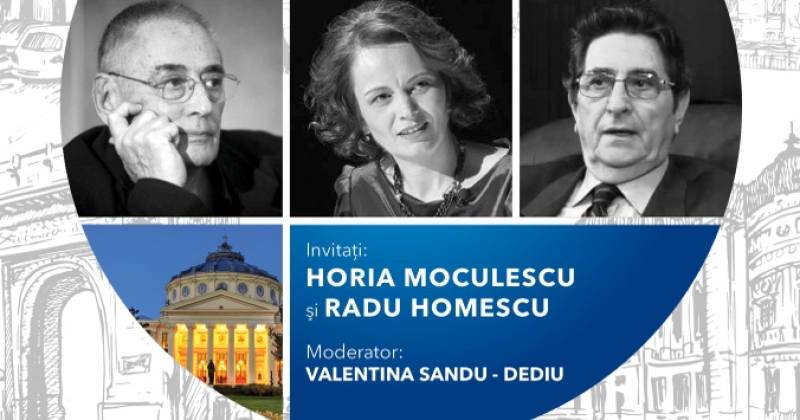 Planuri pentru sâmbătă seara: Horia Moculescu și Radu Homescu, în dialog la Table