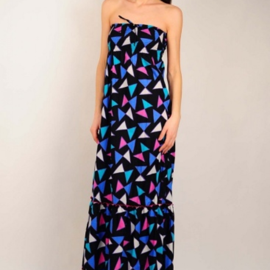 Rochie cu imprimeuri geometrice