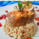 Rulada de porc pe pat de couscous
