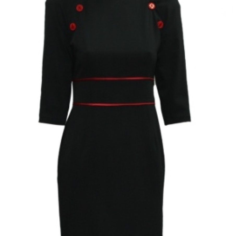 Rochie cu maneci trei sferturi