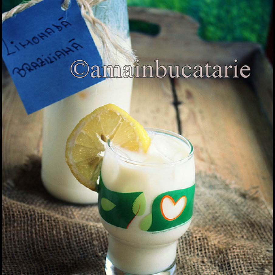 Limonada braziliana - limonada cu lapte condensat 
