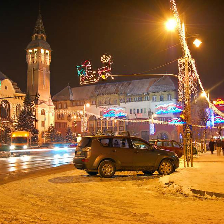 Targu Mures peisaj de iarna 
