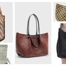 Geanta cu aspect împletit integral, din imitație de piele, este în tendințe! 10 modele de genți țesute irezistibile