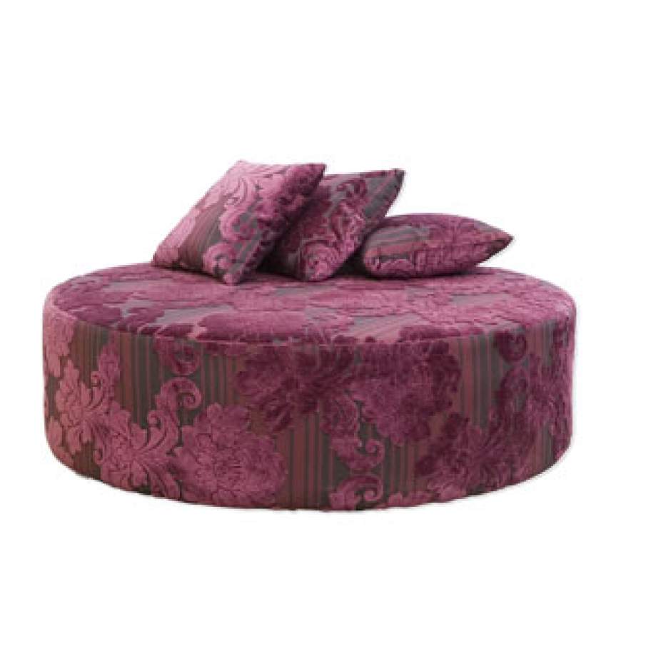 Taburet cu motiv floral