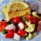 Salata de cruditati cu fasole boabe