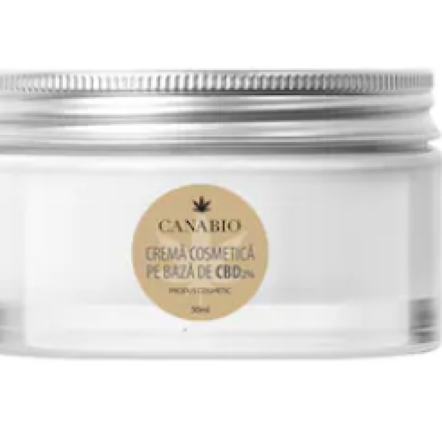 Crema cosmetica pe baza de CBD 2%, Canabio
