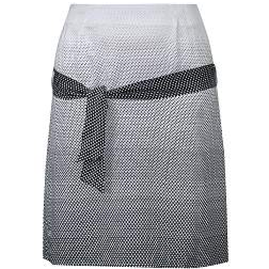 Fusta midi din vascoza, cu talie medie