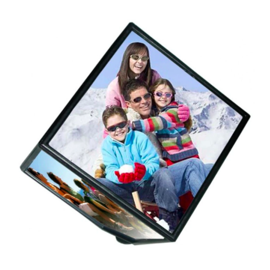 Ramă Foto Cub Rotativ