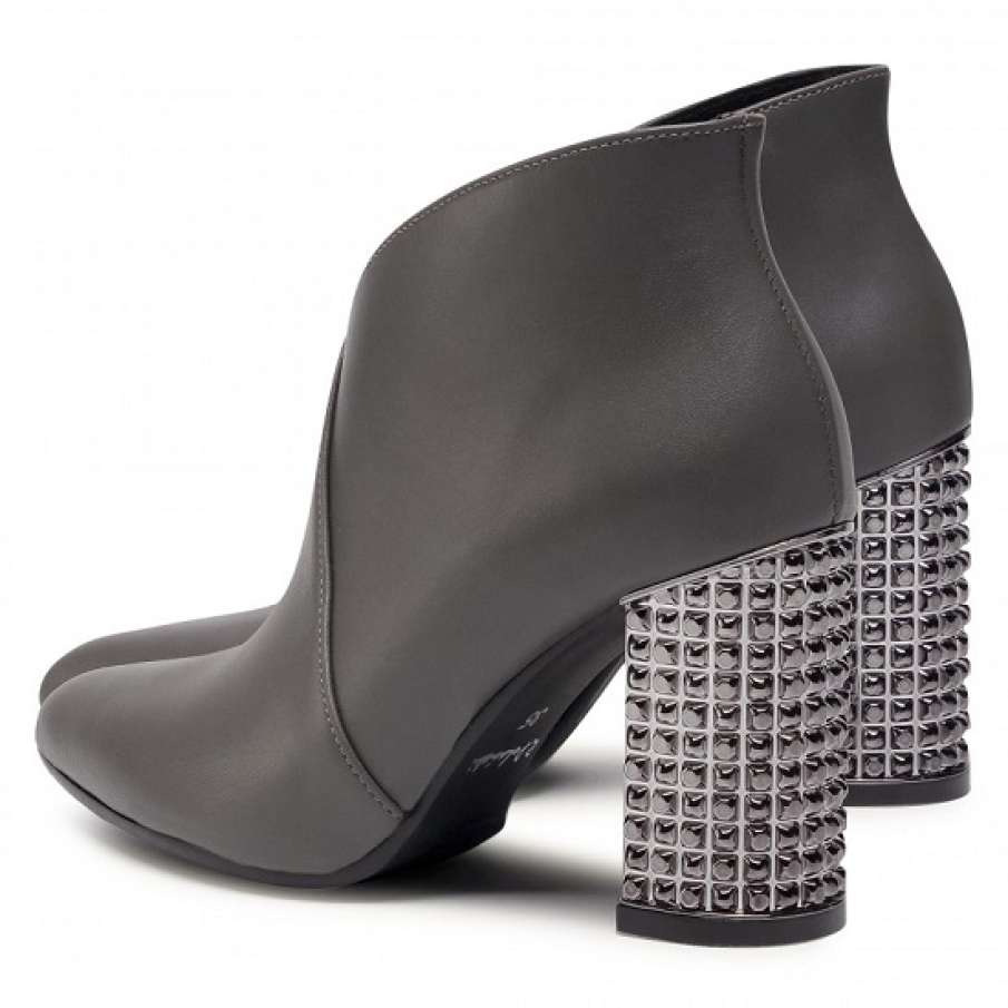 Botine petrecute, cu tocuri statement 