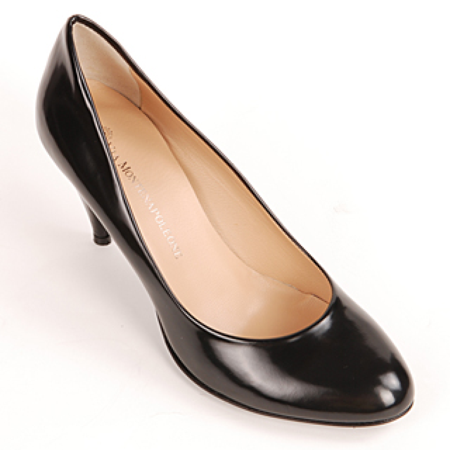 Pantofi Via Montenapoleone din piele lacuita 