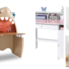 10 birouri pentru copii simpatice, funcționale și cu un design creativ 