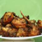 Pulpe de pui cu mere si ceapa