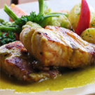 File de porc cu dovlecei