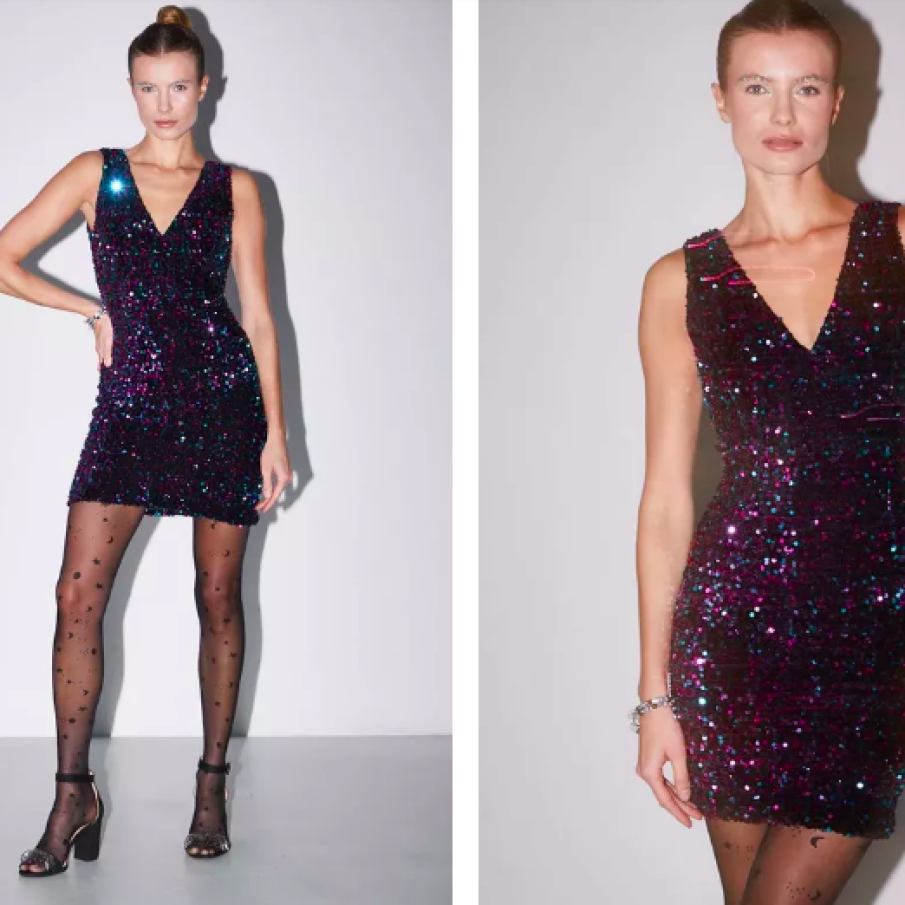 Medicine rochie mini, mulată