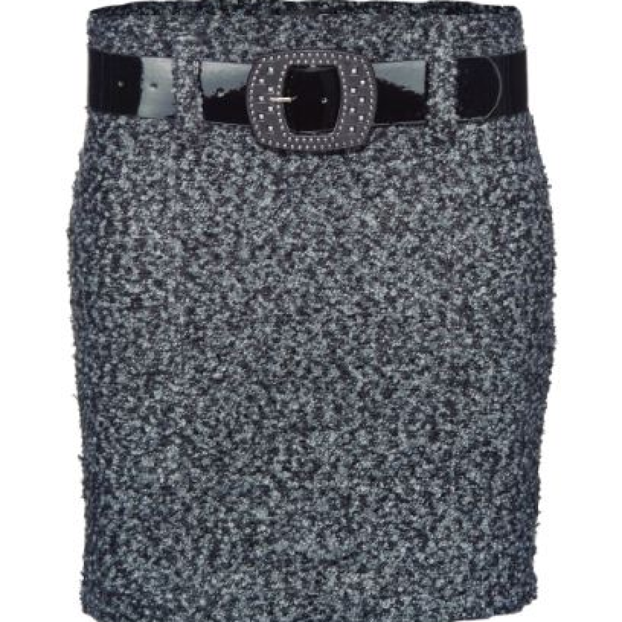 Fusta din lana cu curea 