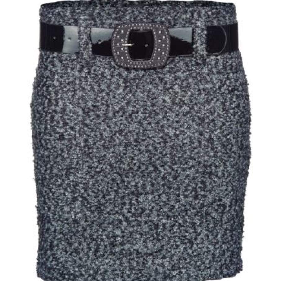 Fusta din lana cu curea 