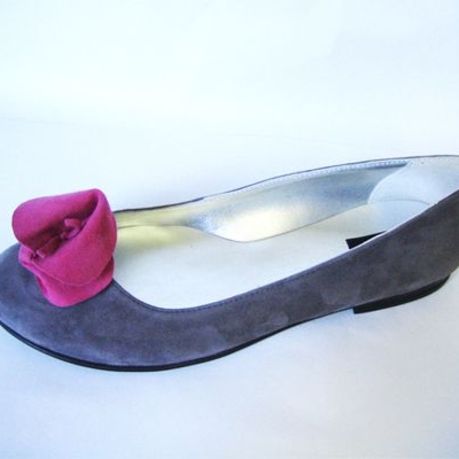 Balerini cu trandafir aplicat