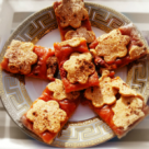 Tarta cu caise si capsuni 