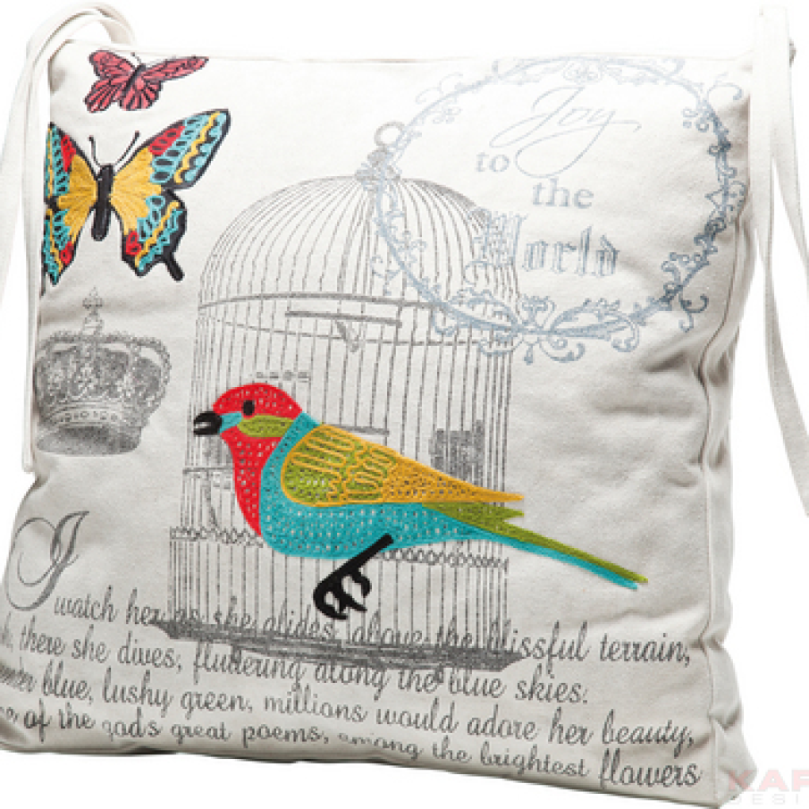 Perna decorativa cu pasari