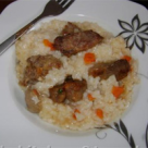 Risotto cu carne de porc