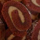 Rulada de cacao si jeleu de banane