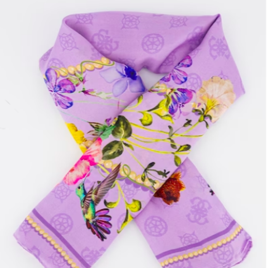 Guess Eșarfă din amestec de modal cu imprimeu floral