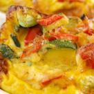 Mic dejun:  Omleta cu legume si usturoi 