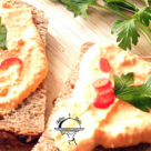 Aperitiv cu branza si ardei copti