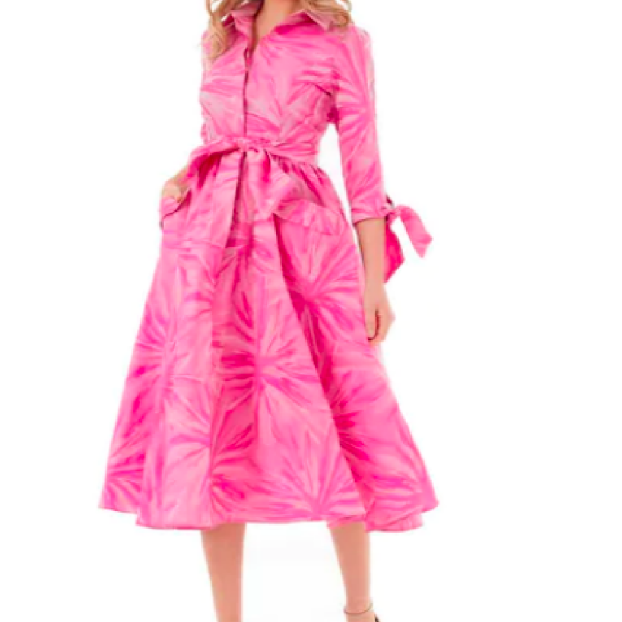 MIYU Rochie midi evazată cu model abstract